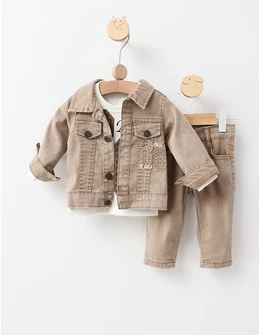 Compleu de blug Bill Kids crem