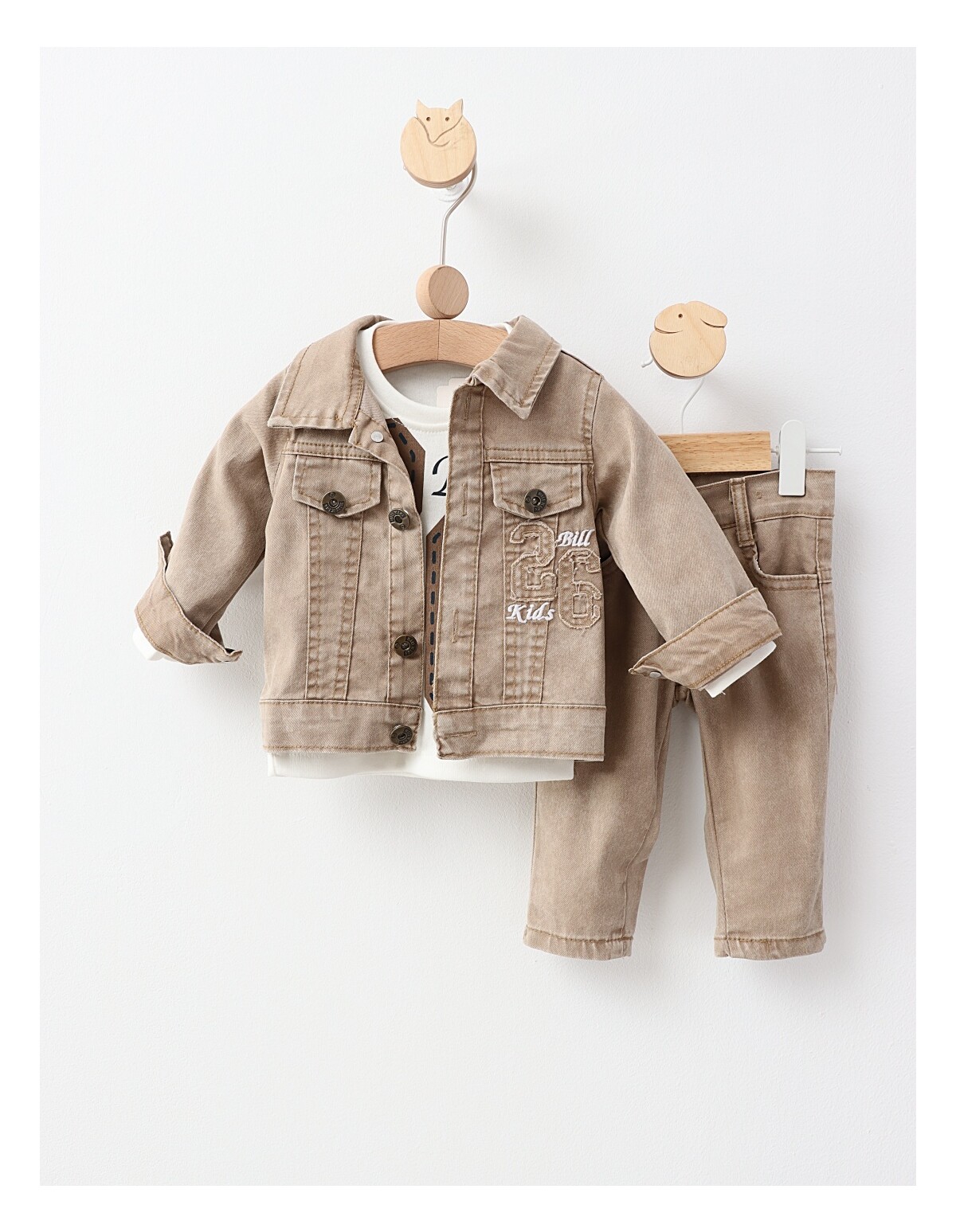 Compleu de blug Bill Kids crem