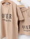 Compleu de vara, Over Thinking, bej picture - 2