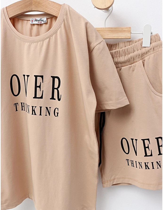 Compleu de vara, Over Thinking, bej picture - 2