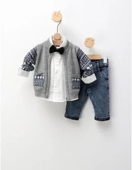 Compleu elegant David, model gri