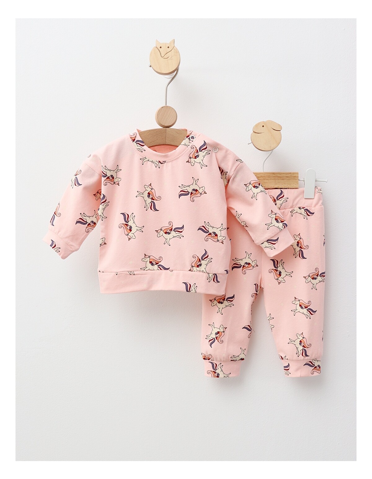 Compleu Flying Unicorn, cu roz