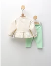 Compleu Heart and RainBow, crem-verde picture - 4