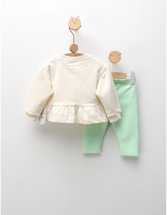 Compleu Heart and RainBow, crem-verde picture - 4