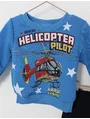 Compleu HELICOPTER PILOT albastru 2