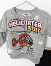 Compleu HELICOPTER PILOT gri 2