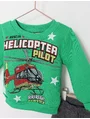 Compleu HELICOPTER PILOT verde 2