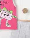 Compleu HEY COOL GIRL model ciclam 2