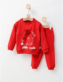 Compleu Little Cute Rabbit, rosu