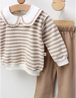 Compleu Malvina, model cu bej