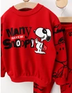 Compleu Many Faces Of Snoopy, rosu picture - 2