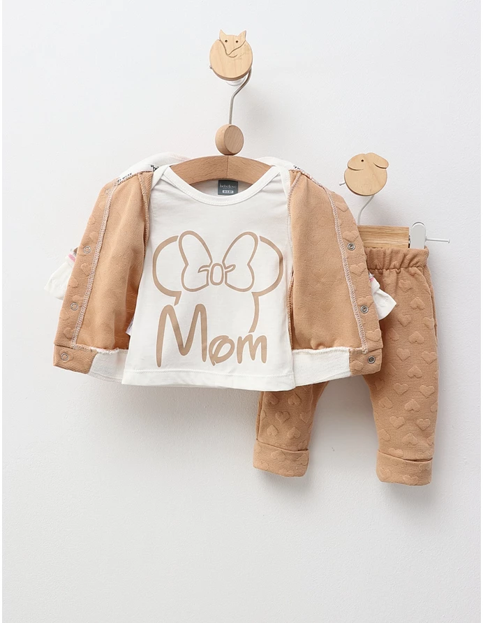 Compleu Minnie Mouse Love, bej picture - 3