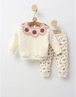 Compleu Multi Floricele, cu mov