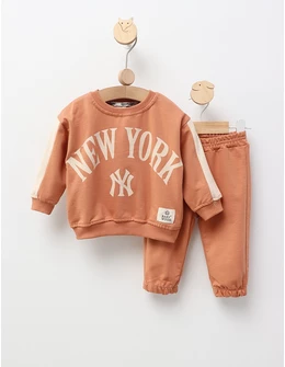 Compleu NY New York, caramiziu