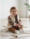 Compleu premium, 4 piese, crem-bej-maro picture - 1