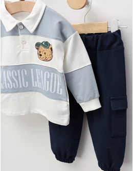 Compleu Premium, Classic League, cu albastru