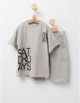 Compleu premium, Saturdays, gri