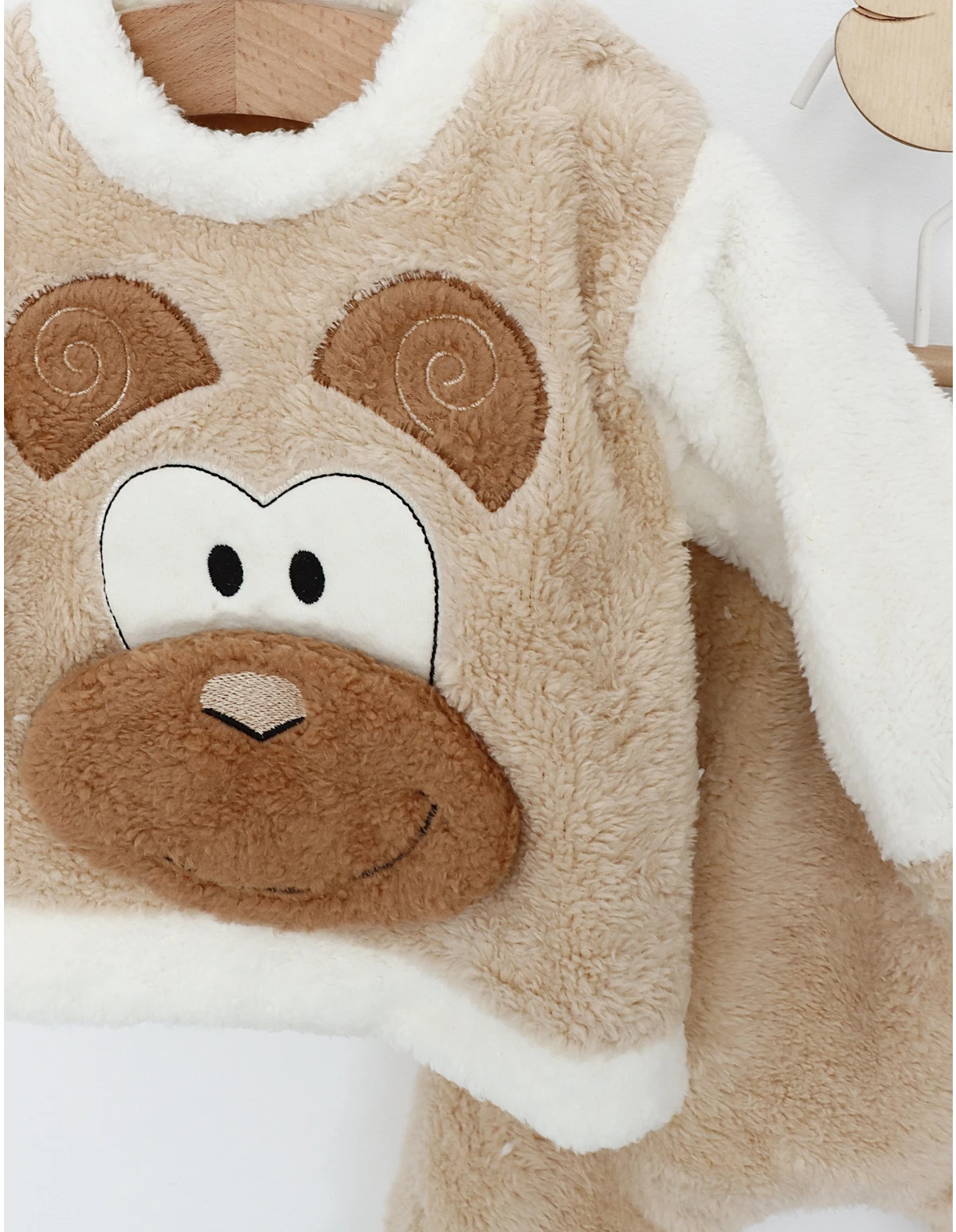 Compleu Puf Cocolino Monkey crem
