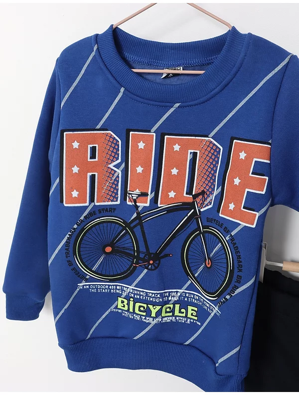 Compleu RIDE BICYCLE albastru