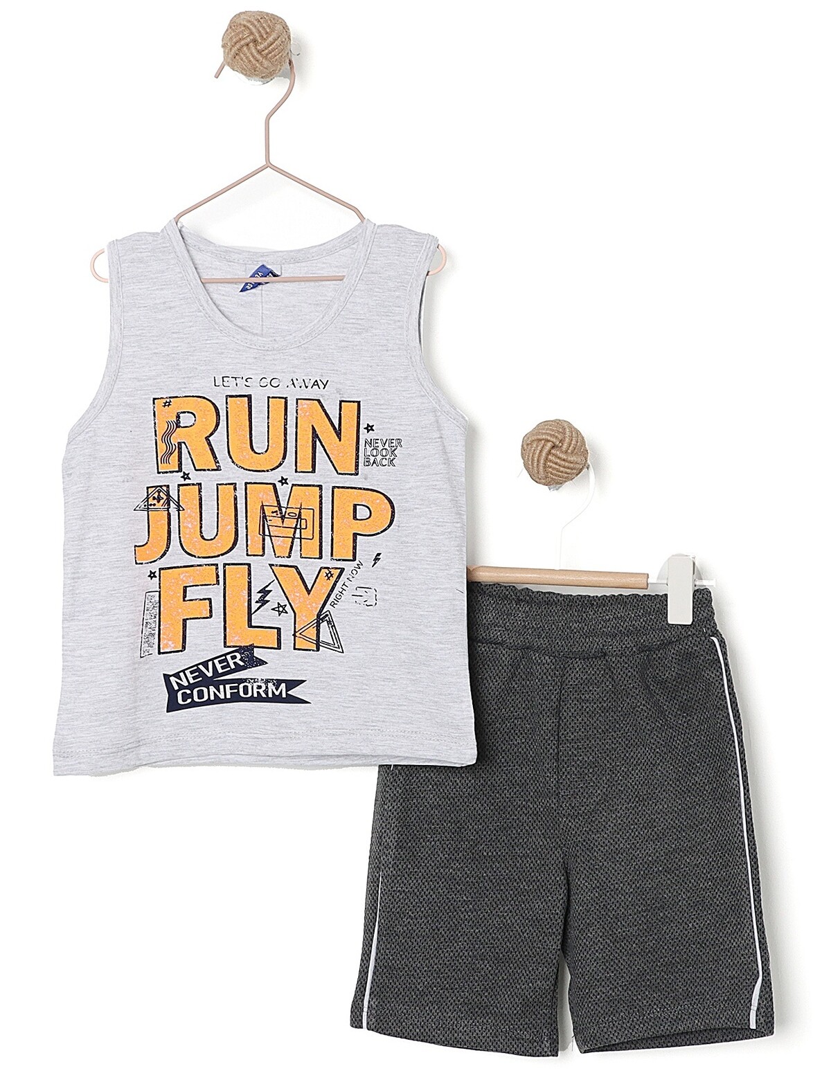 Compleu RUN JUMP FLY gri