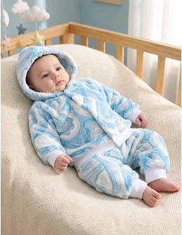 Compleu Super Cocolino, imp. bleu