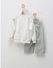 Compleu Two Stars, model alb-verde picture - 4
