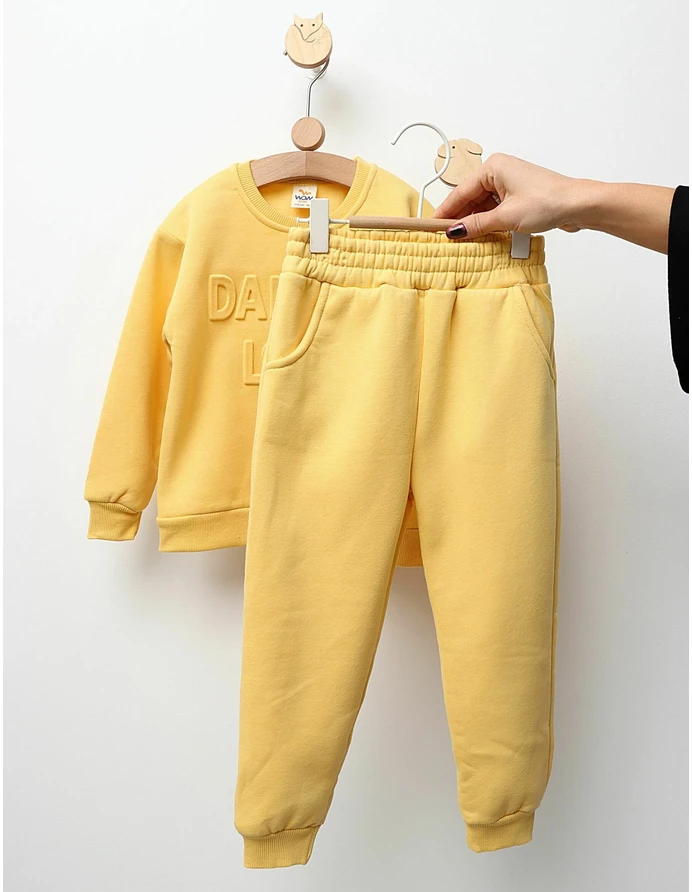 Compleu vatuit Dancing Love galben picture - 2