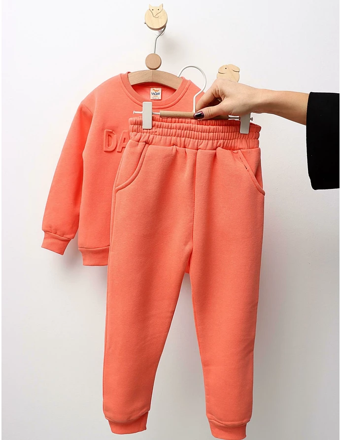 Compleu vatuit Dancing Love portocaliu-pal picture - 2