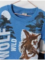 Compleu WOLF WILD albastru 2