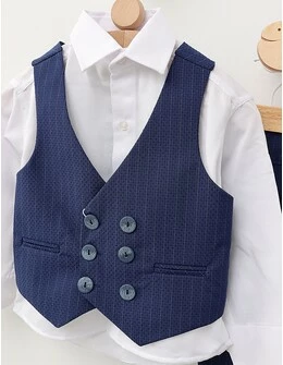 Costum 3 piese premium Winston, albastru