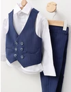 Costum 3 piese premium Winston, albastru picture - 3
