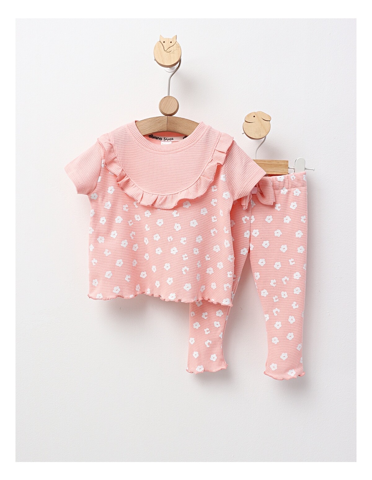 Costum de vara, Tricou+Pantalon, roz