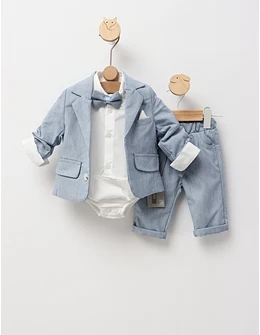 Costum elegant David blue
