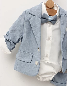 Costum elegant David blue