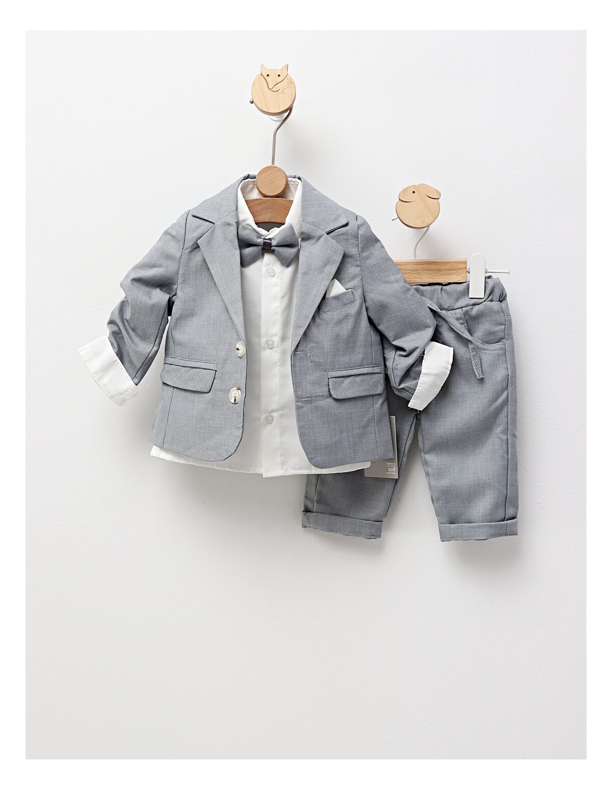 Costum elegant Henric albastru deschis