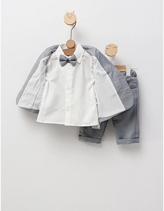 Costum elegant Henric albastru deschis picture - 5