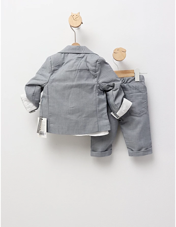 Costum elegant Henric albastru deschis picture - 6