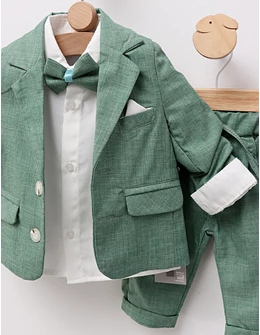 Costum elegant Henric verde