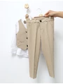 Costum elgant 4 piese EliteClass crem picture - 10