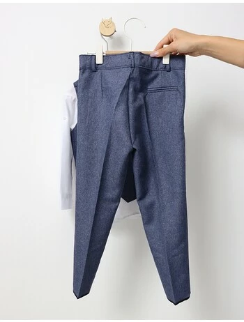 Costum elgant 4 piese Tony albastru picture - 11