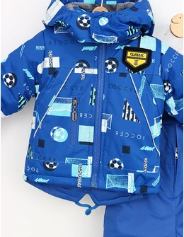 Costum iarna 2 piese Socer albastru 2
