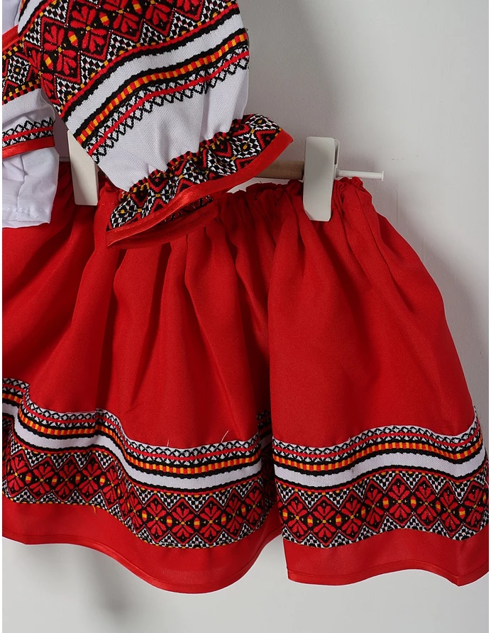 Costum national DANA alb-rosu picture - 10