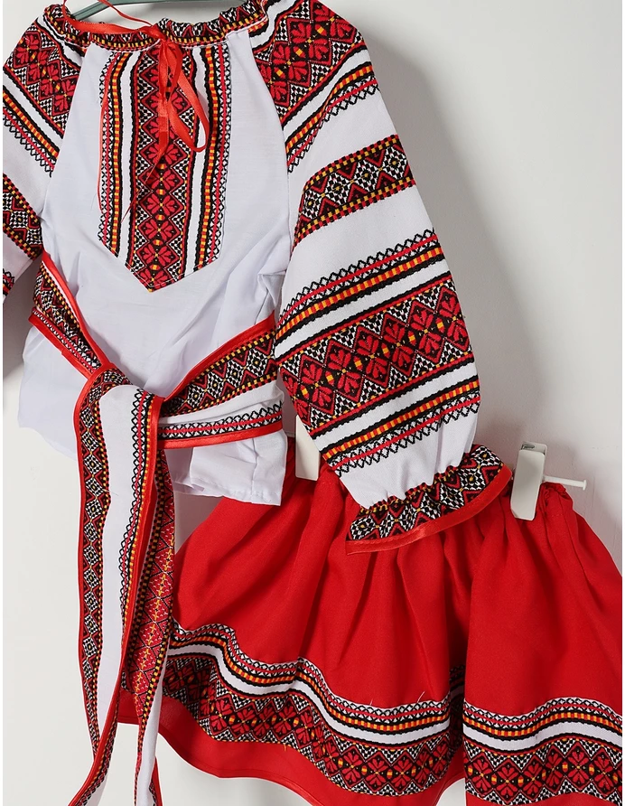 Costum national DANA alb-rosu picture - 11