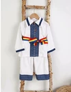 Costum popular baieti 3 piese albastru M1 picture - 1
