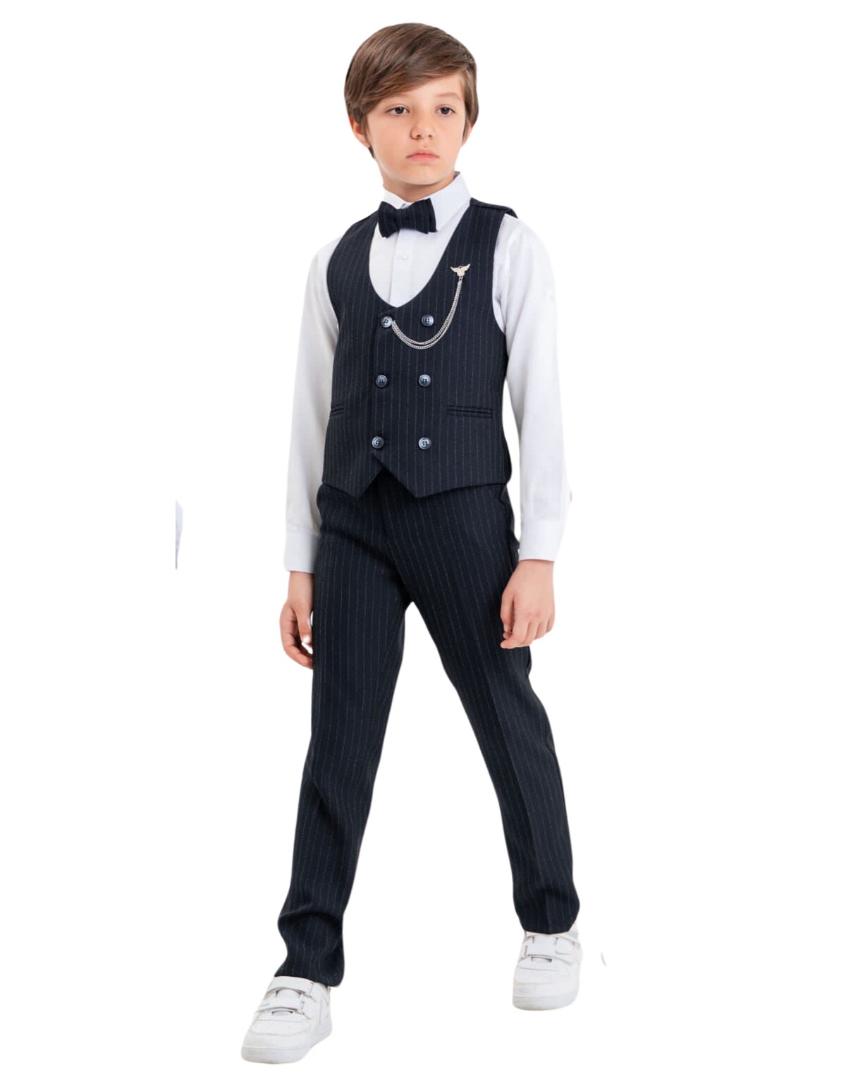 Costum premium Arthur Shelby bleumarin
