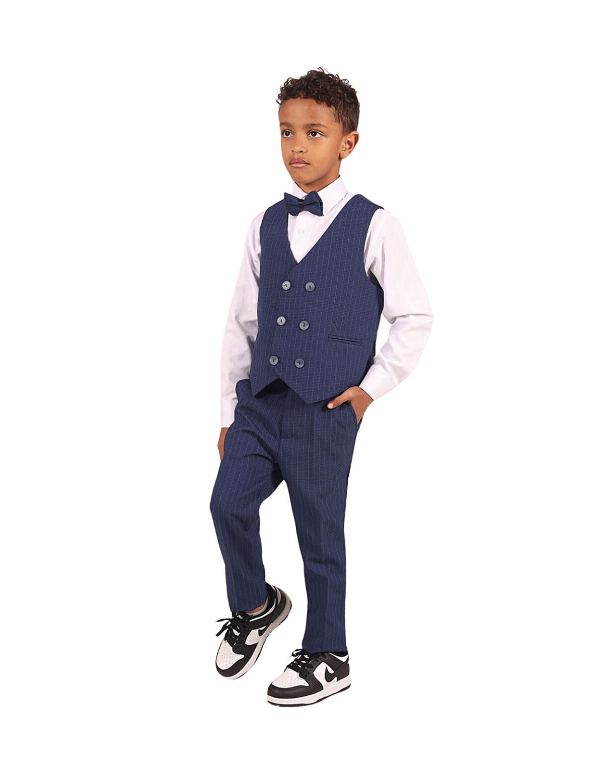 Costum premium Winston, albastru