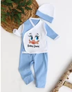 Costumas 3 piese Baby Duck albastru picture - 1