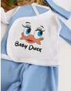 Costumas 3 piese Baby Duck albastru picture - 2