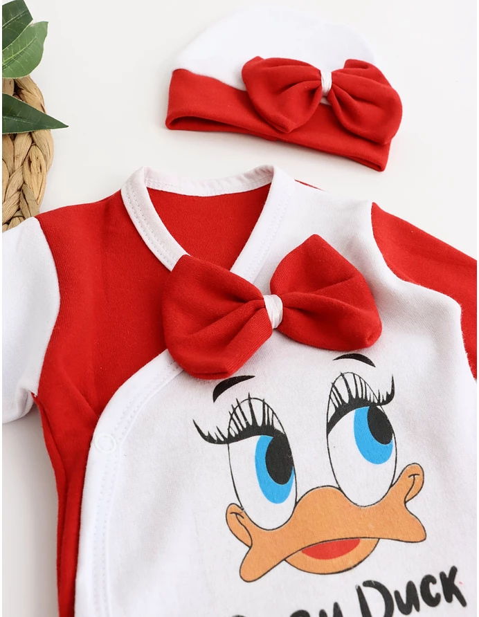 Costumas 3 piese Baby Duck rosu picture - 2