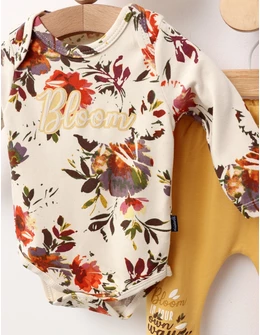 Costumas 3 piese, Bloom, galben